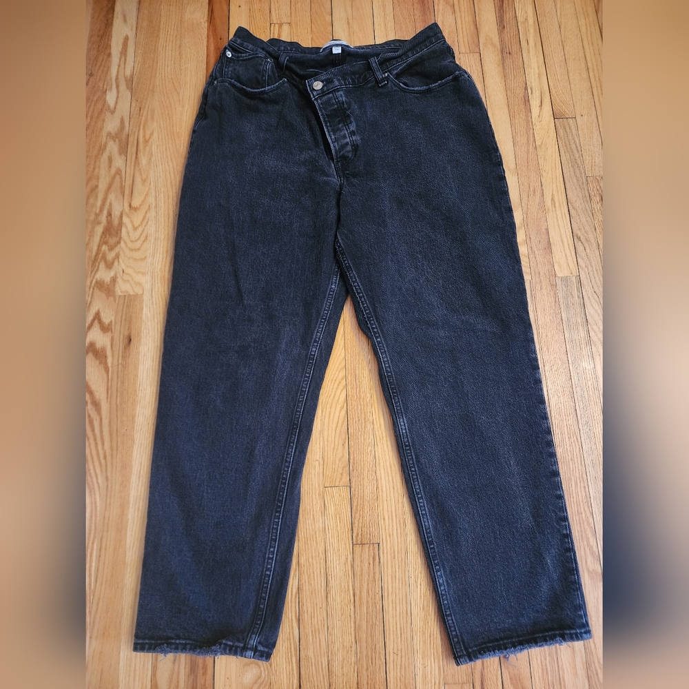 Curve Love Dad High Rise Jeans Abercrombie & Fitch 32 Waist Petite